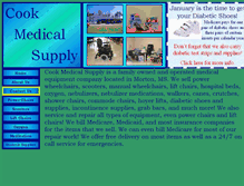 Tablet Screenshot of cookmedicalsupply.com